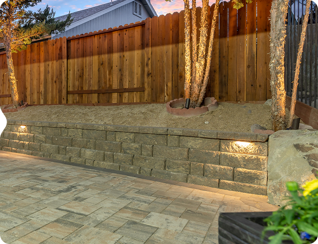 new retaining wall